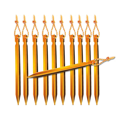 8pcs 7075 Aluminum Tent Stakes Y-Beam Design