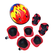 7-teiliges Kinder-Schutzausrüstungsset – Helm, Knie-, Ellbogen- und