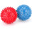 8 cm Solid Rubber Massage Balls Set of 2 1