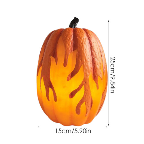 Battery Operated Pumpkin Lantern3Sizes 2