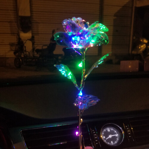 Ροζ Χρυσό Φύλλο Αλουμινίου Rose24x8x8cm Διακόσμηση Γάμου 2