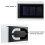 Solar LED Door Number Sign Wall-Mounted6-LED 5