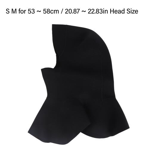 Cappuccio in gomma da 3 mm per muta da surf e immersioni