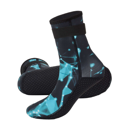 Waterproof Neoprene Diving Socks 3mm Starry Sky S 1