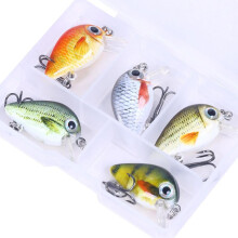 Leurre de pêche Mini Crankbait, appât dur en ABS, 3 cm, pour le bar