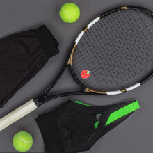 Amortizor de șocuri din silicon roșu pentru racheta de tenis, 4 buc.