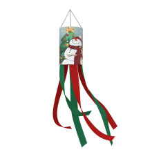 Polyester-Schneemann-Windsackfahne, 100 cm