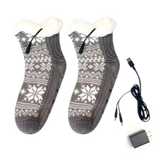 Elektrisch beheizbare Socken für Damen und Herren, wiederaufladbar