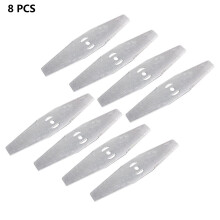 8-Pack Metal Lawn Mower Blades, Universal Fit for Garden