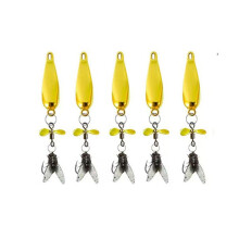 Metal Lure Spoon Spinner Propeller Sequins Insect Bait Bug Worm Flies Lure Fishing Set Fishing Lures Trout Bass