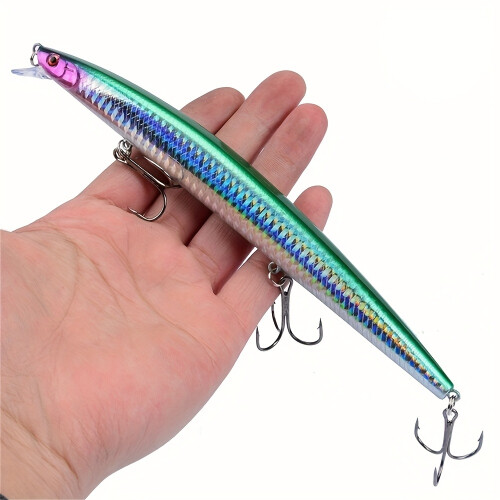 7,09" 24g Laser Minnow Crankbait-Köder (2er-Pack)