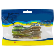 10 esche artificiali morbide da pesca da 6,5–8,5 cm per trote e acqua salata