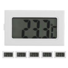 Digitales Raumthermometer Weiß 6er-Pack