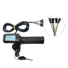 Elektrische draaigashendel met lcd-display voor e-bikes &