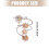 Handmade Flower Curtain Clip Adjustable Window Drapery-3 3