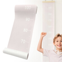 Größenmesslatte für Kinder aus Leinwand – Neutrales Design