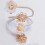 Handmade Flower Curtain Clip Adjustable Window Drapery-3 7