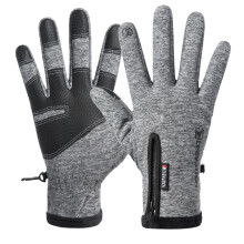 Waterproof Winter Gloves - Warm Windproof All Fingers Touch Screen Gloves for Men Skiing and Outdoor Work