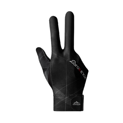 Biljarthandschoen met drie vingers, antislip, polyester