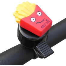 Sonnette de vélo en forme d'aliment pour guidons de 22 mm