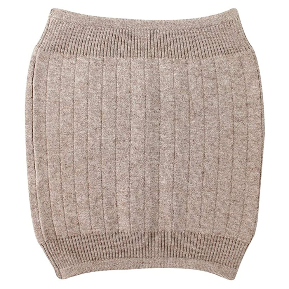 Black/Red Cashmere Kidney Warmer Waist Support