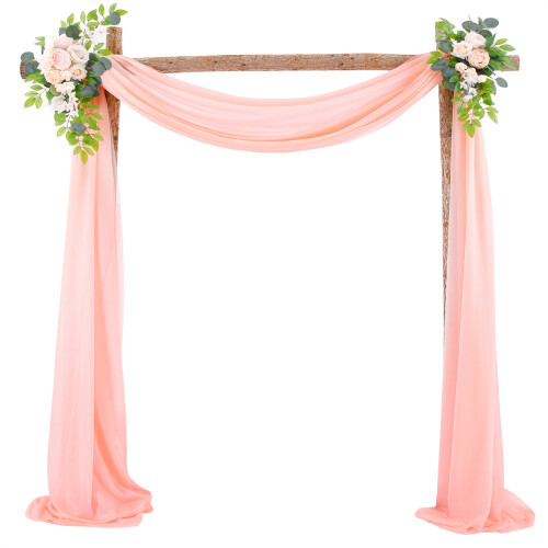 Νυφικό νήμα ομορφιάς 70x550cm για αψίδα γάμου 2