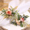 Serviettenring mit Blumenmuster, 3,8 cm, Seide & Stroh 3