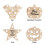 Wooden Halloween LED Light Decorations White 7