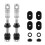 2lots Universals Bicycles Valves Extenders-silver 45MM 1