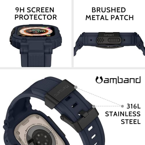 Θήκη M1Sport για Apple Watch 42–45mm – Προστατευτική TPU 2
