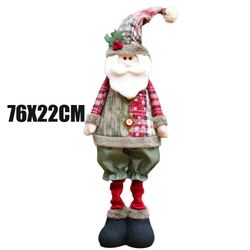 Conjunto de enfeites de Natal com boneco de alce e boneco de neve 2