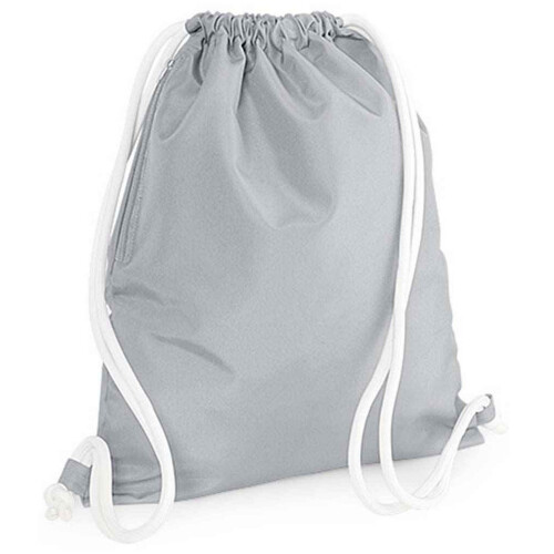 BagBase (One Size, Light Grey) Bagbase Icon Drawstring Bag