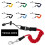 Kayak Paddle Leash 3-Pack TPU Stretch Rope 2