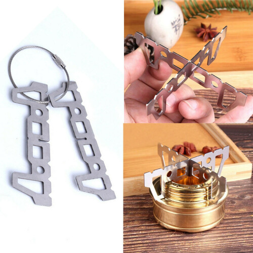 Stainless Steel Camping Stove Stand Bracket 1