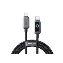 Joyroom USB-C auf USB-C Schnellladekabel 100 W, 1,2 m - Schwarz