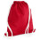 BagBase (One Size, Classic Red) Bagbase Icon Drawstring Bag 1
