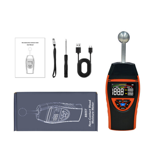 Moisture Meter for Wood Brick and Wall with Fast Readout Portable