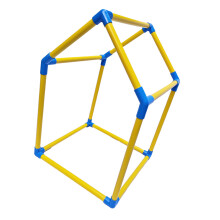 Reconfigurable Toy Structure With 8 Attachments for-50x50x75cm