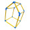 Reconfigurable Toy Structure With 8 Attachments for-50x50x75cm 1