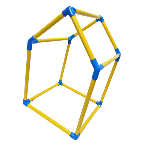 Reconfigurable Toy Structure With 8 Attachments for-50x50x75cm