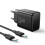 NEXTBATT 20W Fast Charger PD + 60W USB-C Cable, 1m - Black 1