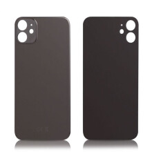iPhone 11 Rückseite aus Glas ohne Logo, hohe Qualität, Space Grau