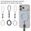 MagSafe-Handschlaufe mit magnetischer Handyhalterung 4