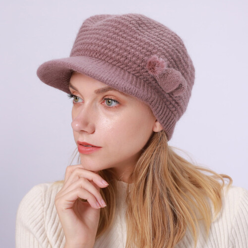 Women's Knit Beanie Hat – Warm Lined, Stretchable, 1