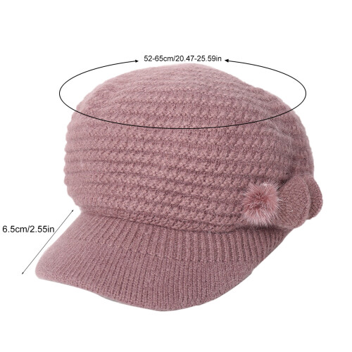 Women's Knit Beanie Hat – Warm Lined, Stretchable, 2