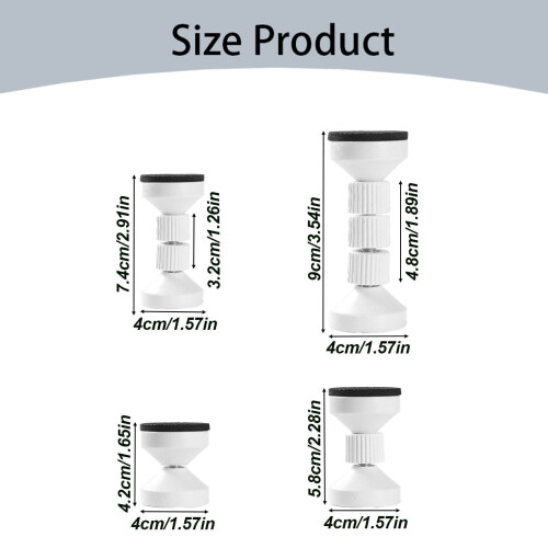 Justerbar sängramstoppset – 2-pack 2