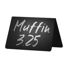 Acrylic Chalkboard Sign Black L/A/Large Shape