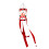 Polyester-Schneemann-Windsackfahne, 100 cm 1