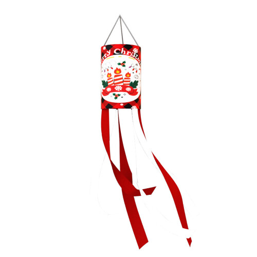 Polyester-Schneemann-Windsackfahne, 100 cm