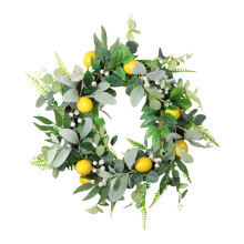 Lemon Wreath40cm Artificial Hanging Decor